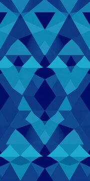 Geometric navy blue pattern with interlocking triangles, design, abstract