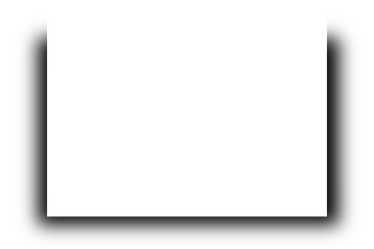 A clean, minimalist white rectangle with a subtle drop shadow against a neutral backdrop, perfect for presentations, graphic design, and web elements.