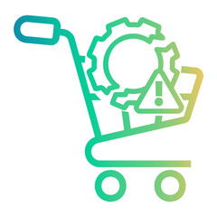 market Line Gradient Icon