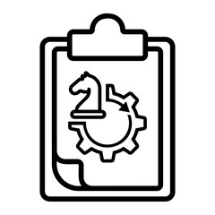 Obraz premium project Line Icon