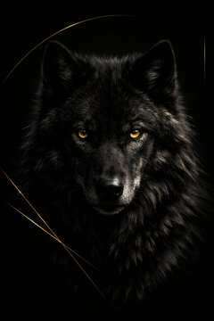wolf in the night