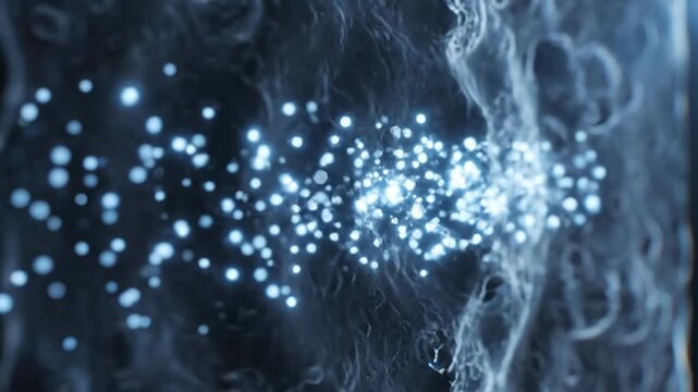 Barrier Crossing Membrane Data Particles Distortion Bio-Tech