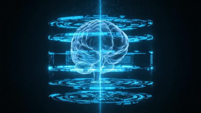 Parallel Processing Brain Layers AI Augmentation HUD Data Flow