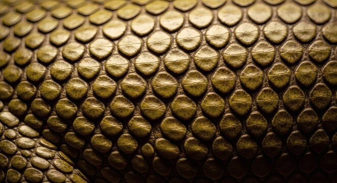 Macro texture of reptile skin pattern, natural organic scales.