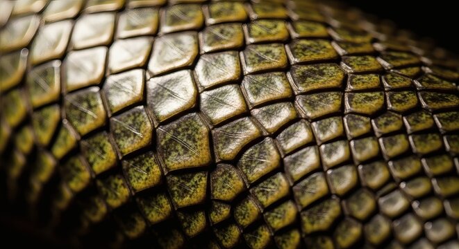 Macro texture of reptile skin pattern, natural organic scales.