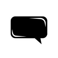 Fototapeta premium chat message bubble communication icon
