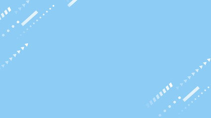 幾何学模様の図形が両端に配置された背景イラスト　色背景