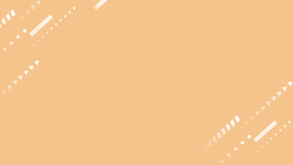 幾何学模様の図形が両端に配置された背景イラスト　色背景