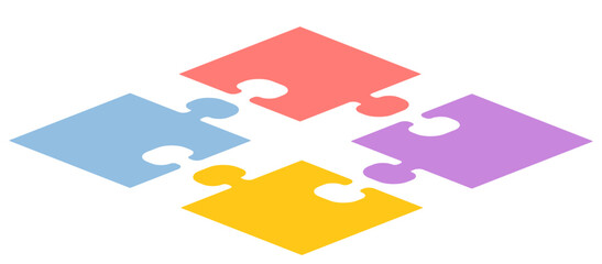 パズルの完成予想のイメージアイコン