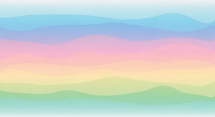 Obraz premium Abstract layered colorful landscape