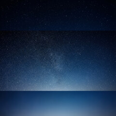 Obraz premium abstract blue background with stars