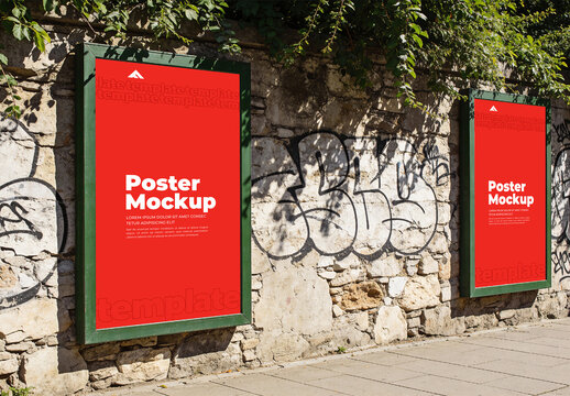 Minimalist Poster Mockup PSD for Clean Wall Art Branding Showcase