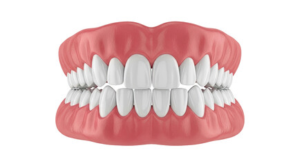 Obraz premium Dental Model of Human Teeth and Gums