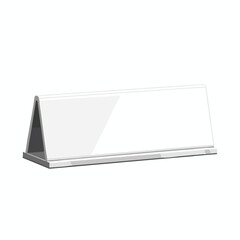 Modern Clear Acrylic Sandwich Board Sign for Outdoor Advertising and Promotions