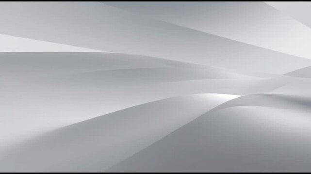 Abstract background vector illustration featuring smooth blue and grey curves with a futuristic technology wave pattern for a sleek business wallpaper design