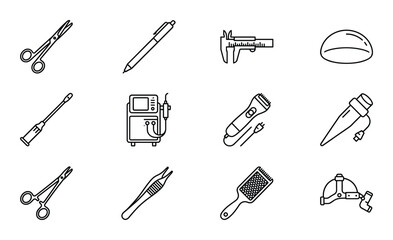 Obraz premium Cabinet for cosmetology procedures and treatments in beauty center with drawers and lamps for comfort