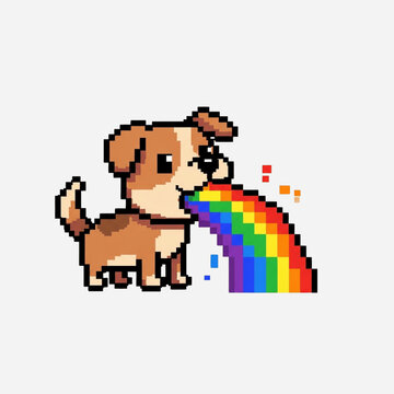 dog puke rainbow