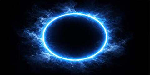 Glowing Earth and sun in the vast cosmos with stars and a crescent moon in a deep blue galaxy atmosphere © RazuAhmed