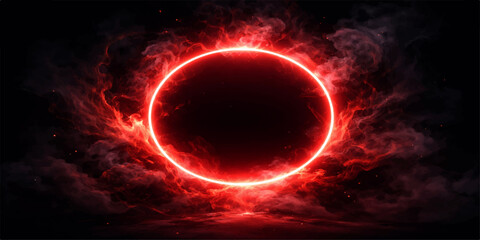 Fiery sun and solar star explosion glowing with hot red energy across the abstract galaxy and cosmos universe