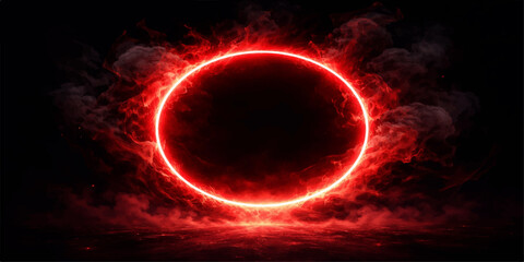 Glowing solar fire radiates intense heat from the sun in space as a hot sphere of energy illuminates the cosmos near a distant planet and galaxy © RazuAhmed