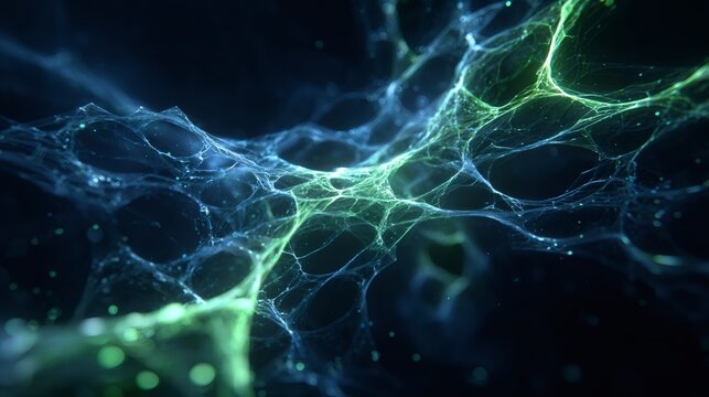 network reconnection, fixing broken digital network connections with vibrant energy, creating a visually captivating, high-tech illustration