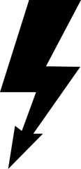 Lightning bolt weather storm icon