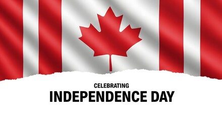 Fototapeta premium Celebrating canada day with patriotic spirit and joy