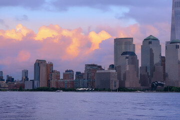Obraz premium new york city skyline, Building on lower manhattan