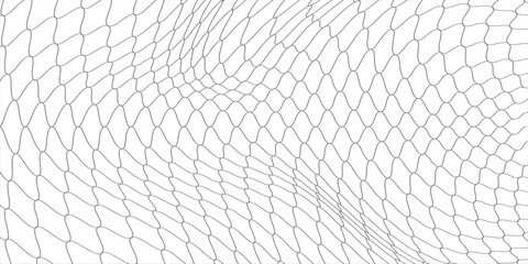 Curved net pattern. Seamless design for sportswear or equipment like soccer goals, volleyball nets, basketball hoops, hockey nets, and athletic gea © As