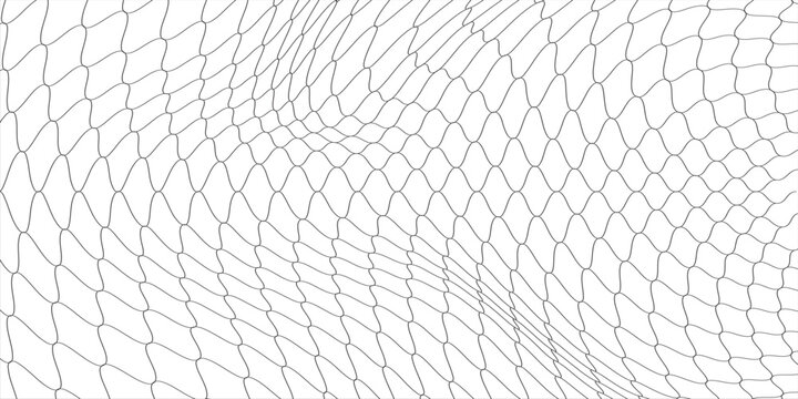 Curved net pattern. Seamless design for sportswear or equipment like soccer goals, volleyball nets, basketball hoops, hockey nets, and athletic gea