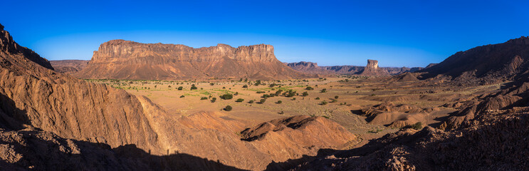 Tibesti Mountains, in the central Sahara of the extreme north of Chad. Tibesti is often called the roof of the Sahara, one of the most remote and least visited locations © Janos