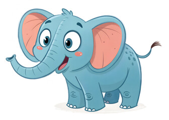 Obraz premium Elephant for kid style isolated 