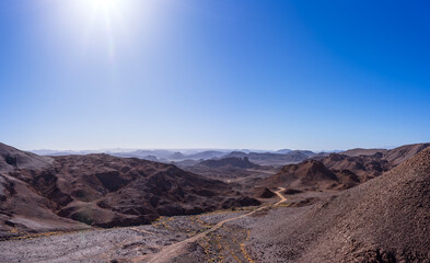 Tibesti Mountains, in the central Sahara of the extreme north of Chad. Tibesti is often called the roof of the Sahara, one of the most remote and least visited locations