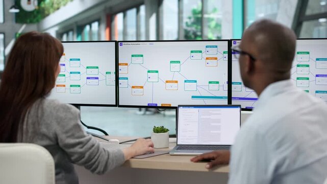 Managers Using Workflow Automation Software For Business Process