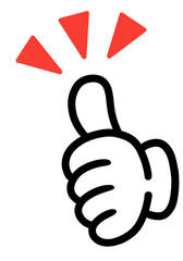 グッドマーク いいね グッドサイン	
