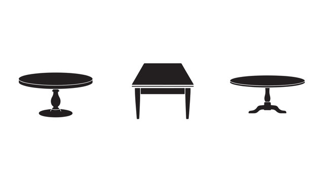Three Black Tables For Furniture Concepts