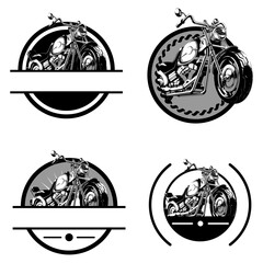 Badge Circular Motor Classic Cruiser Insignia