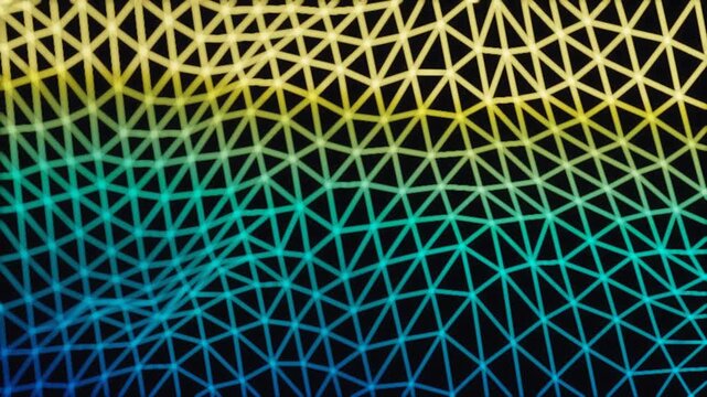 波打つメッシュCGアニメーション