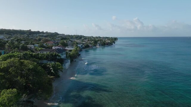 Barbados West Coast Drone Footage, Luxury Beaches and Endless Blue 17