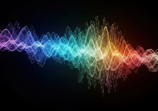 Abstract visualization showing digital information condensing into a singular flowing wave, representing rapid data analysis and knowledge spread, curve, communication, analysis