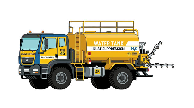 Water Tank Truck for Dust Suppression
