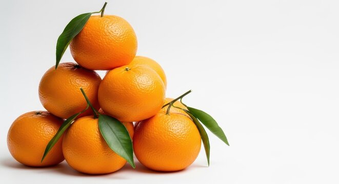 Vibrant, ripe tangerines stacked together, highlighting their bumpy texture and bright orange hue. Healthy, sweet fruit ready for snacking, gourmet, group, bumpy