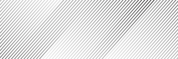 Obraz premium Slant line halftone gradation texture. Fading diagonal stripe gradient background. Black oblique pattern backdrop. Vanishing thin parallel line wallpaper for overlay