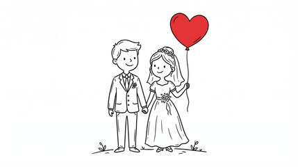 Bride_and_groom_holding_heart.eps