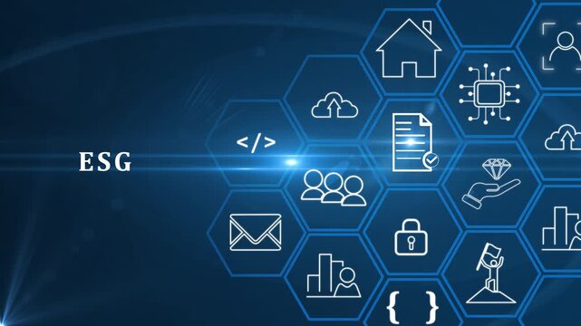 ESG integration concept. Positive impact to environmental, social and governance. Challenging ESG goals. ESG impact investing. Ethical and sustainable investing. Enhance ESG alignment of investments.