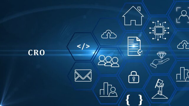 CRO - Conversion Rate Optimization and lead generation concept. Idea of traffic, testing and web sites. The process of increasing the percentage of conversions from a website or mobile app. Martech