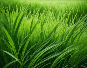 Fototapeta premium lush vibrant green grass texture perfect for backgrounds serenity stem