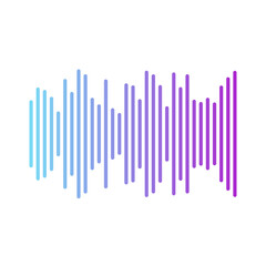 Obraz premium Sound Wave Audio Equalizer 