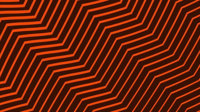 Orange abstract background with zigzag lines. Ideal for modern designs, backgrounds, web graphics, and digital artwork.