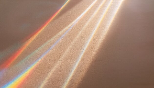 effect caustics light beams natural wallpaper aesthetic trend color beige flare rainbow texture paper shine glare shadow backdrop abstract background sunlight